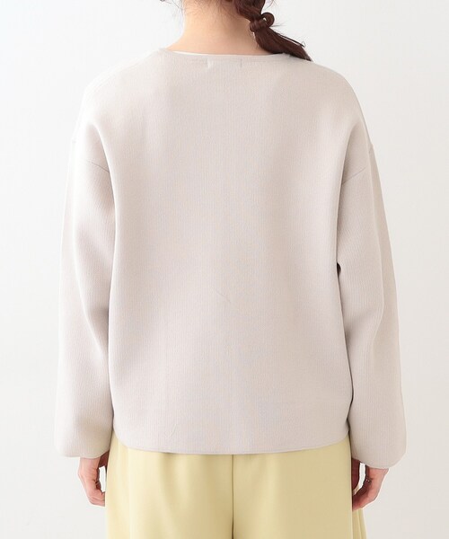 DRESKIP（ドレスキップ）の「【S-LL】ジャガードZIPニットカーディガン（カーディガン/ボレロ・レディース・イエロー系その他/ライトベージュ/オフホワイト・01/02/03/04）」の18枚目の写真