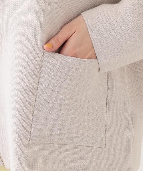 DRESKIP（ドレスキップ）の「【S-LL】ジャガードZIPニットカーディガン（カーディガン/ボレロ・レディース・イエロー系その他/ライトベージュ/オフホワイト・01/02/03/04）」の21枚目の写真