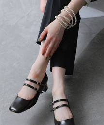 La TOTALITE | 【ANNISE./アニス】Wストラップ メリージェーン(パンプス)