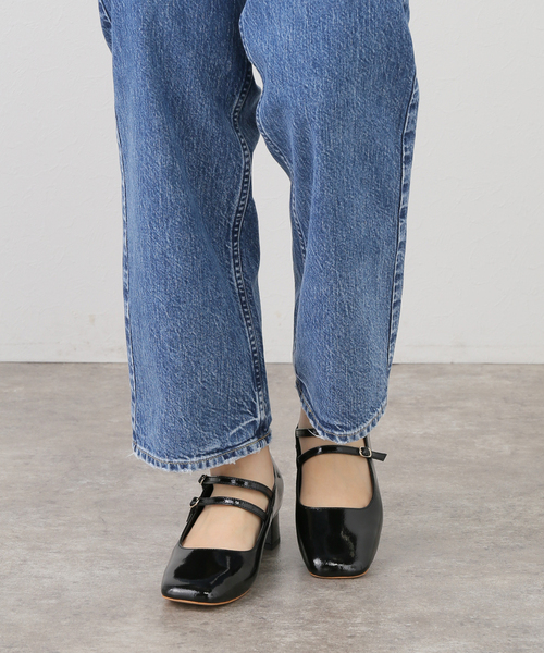 La TOTALITE（ラトータリテ）の「【ANNISE./アニス】Wストラップ メリージェーン（パンプス・レディース・ブラック・36/37/38）」の10枚目の写真