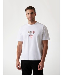 Guess(QX)SS Cn Abstract Guess Triangle Tee TVc(TVc/Jbg\[)
