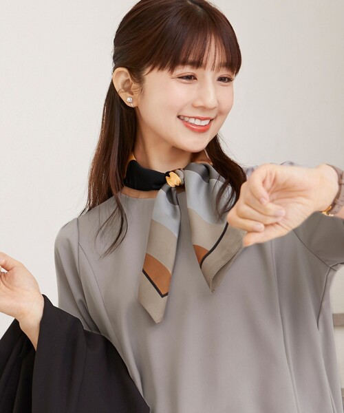 優子 スカーフ2点セット 小倉優子さん着用】大判スカーフ（ストール/ショール