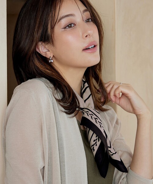優子 スカーフ2点セット 楽天市場】スカーフ 春夏秋 2点セット ドット柄 ネックスカーフ