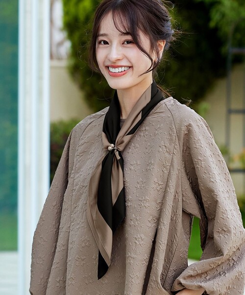 優子 スカーフ2点セット 小倉優子さん着用】大判スカーフ（ストール/ショール