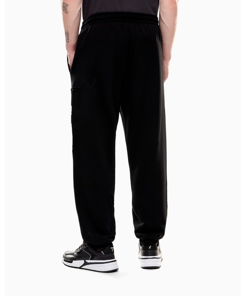 EMPORIO ARMANI EA7（エンポリオアルマーニイーエーセブン）の「【エンポリオ アルマーニ EA7】Logo Series ジョガーパンツ オーガニックコットン（スウェットパンツ・メンズ・ブラック/ホワイト・LARGE/MEDIUM/SMALL/X-LARGE/X-SMALL）」の3枚目の写真