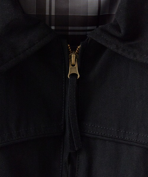 ROOPTOKYO（ループトウキョウ）の「バイカラー デトロイト型ジャケット（ブルゾン・メンズ・ブラック/カーキ/グリーン・M/L）」の20枚目の写真