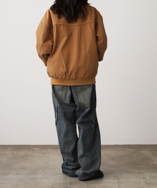 セール】バイカラー デトロイト型ジャケット（ブルゾン）｜ROOPTOKYO