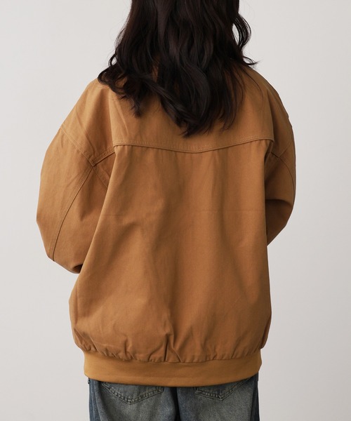 ROOPTOKYO（ループトウキョウ）の「バイカラー デトロイト型ジャケット（ブルゾン・メンズ・ブラック/カーキ/グリーン・M/L）」の11枚目の写真