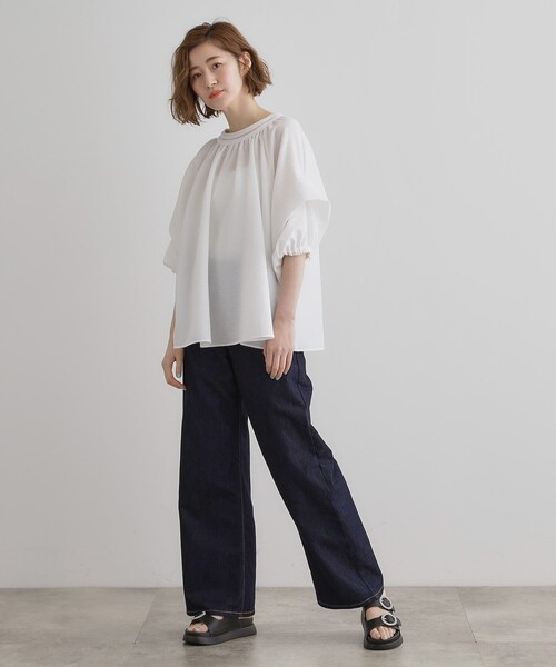 grove（グローブ）の「【キラキラビジューがポイント】厚底ダブルビジューバックルサンダル（サンダル・レディース・アイボリー/ブラック・S/M/L）」の10枚目の写真