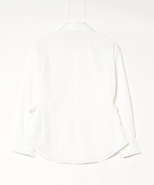 Per sist ence（パーシエンス）の「ウエストリボンシェイプシャツブラウス（シャツ/ブラウス・レディース・ホワイト/ブルー/ブラック・MEDIUM/X-LARGE/LARGE/FREE）」の4枚目の写真