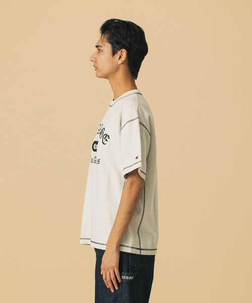 トップス Champion REVERSE WAVE XLARGE XLARGE×Champion REVERSE WEAVE STICHED S/S TEE（Tシャツ