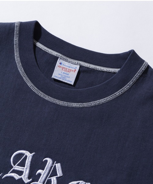 XLARGE×Champion REVERSE WEAVE STICHED S/S TEE（Tシャツ