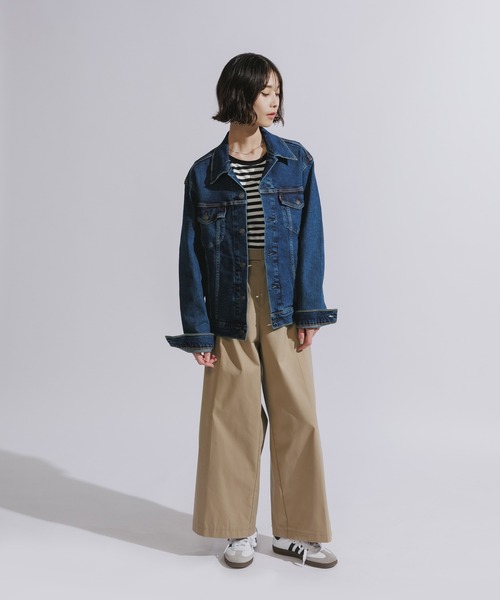 Levi's（リーバイス）の「LEVI'S/リーバイス THE TRUCKER JACKET トラッカージャケット（デニムジャケット・メンズ・ブラック/ワンウォッシュ/インディゴブルー・XL/M/L/S）」の11枚目の写真