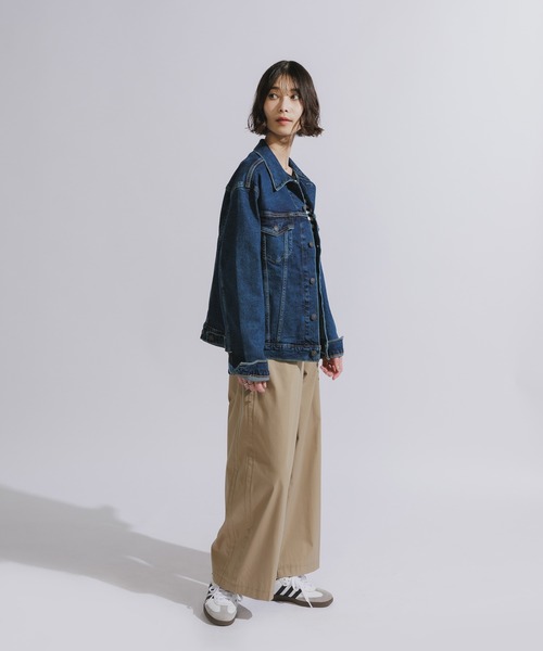 Levi's（リーバイス）の「LEVI'S/リーバイス THE TRUCKER JACKET トラッカージャケット（デニムジャケット・メンズ・ブラック/ワンウォッシュ/インディゴブルー・XL/M/L/S）」の12枚目の写真