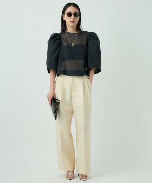 Chaos（カオス）の「Chaos(カオス)/キャロルブラウス（シャツ/ブラウス・レディース・グリーン/ブラック・FREE）」の17枚目の写真