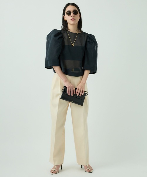 Chaos（カオス）の「Chaos(カオス)/キャロルブラウス（シャツ/ブラウス・レディース・グリーン/ブラック・FREE）」の18枚目の写真