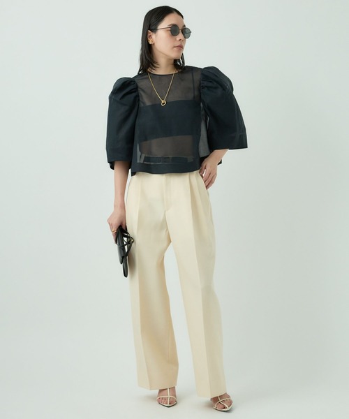 Chaos（カオス）の「Chaos(カオス)/キャロルブラウス（シャツ/ブラウス・レディース・グリーン/ブラック・FREE）」の19枚目の写真