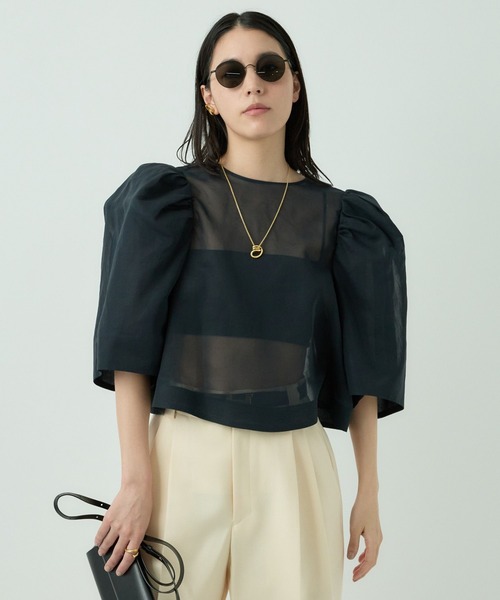 Chaos（カオス）の「Chaos(カオス)/キャロルブラウス（シャツ/ブラウス・レディース・グリーン/ブラック・FREE）」の22枚目の写真