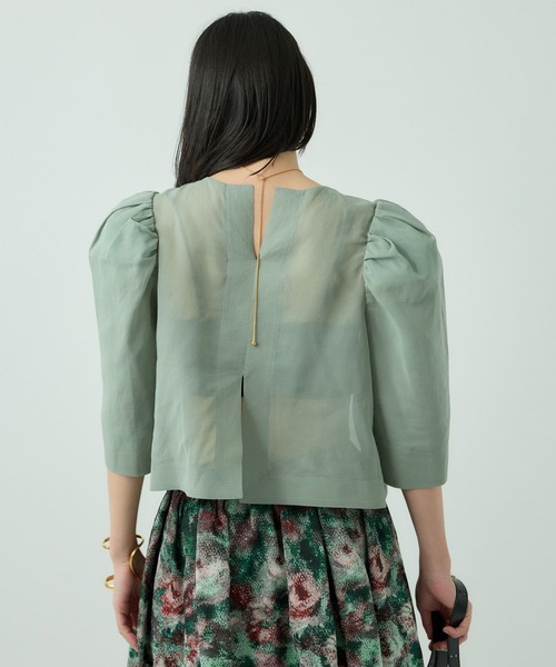 Chaos（カオス）の「Chaos(カオス)/キャロルブラウス（シャツ/ブラウス・レディース・グリーン/ブラック・FREE）」の6枚目の写真