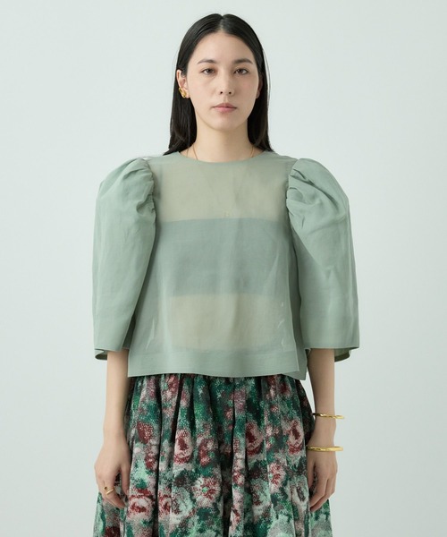 Chaos（カオス）の「Chaos(カオス)/キャロルブラウス（シャツ/ブラウス・レディース・グリーン/ブラック・FREE）」の8枚目の写真