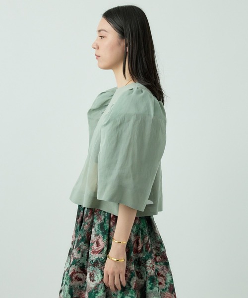 Chaos（カオス）の「Chaos(カオス)/キャロルブラウス（シャツ/ブラウス・レディース・グリーン/ブラック・FREE）」の9枚目の写真