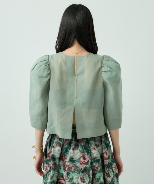 Chaos（カオス）の「Chaos(カオス)/キャロルブラウス（シャツ/ブラウス・レディース・グリーン/ブラック・FREE）」の10枚目の写真