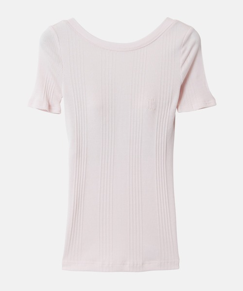 iRENE(アイレネ)の「コットンテレコTee / Cotton Teleco Tee(Tシャツ/カットソー・レディース・ネイビー/ライトピンク/グレー・36)」の3枚目の写真