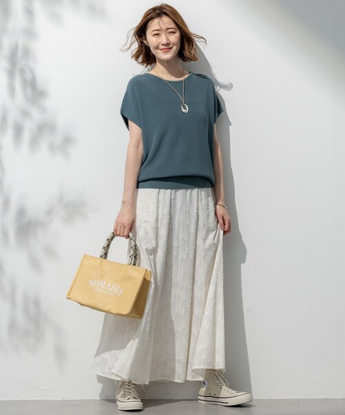 セール】【洗える】コットンアセテート オーバーサイズ ニット（ニット