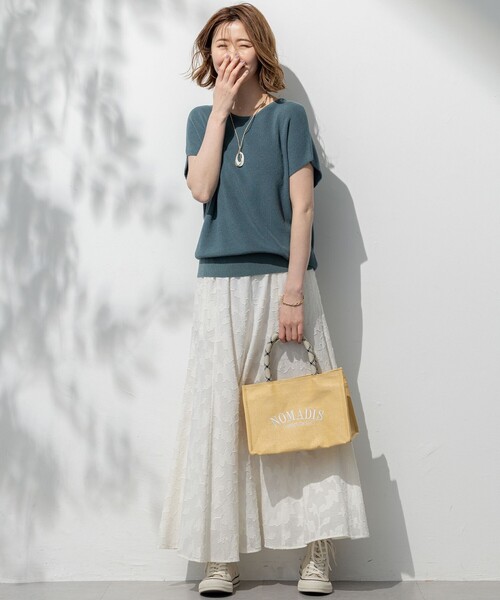 セール】【洗える】コットンアセテート オーバーサイズ ニット（ニット