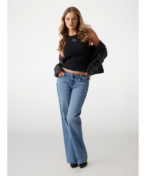 Guess(ゲス)の「NEW Sl Round Nk Guendalina Top タンクトップ(タンクトップ・レディース・ホワイト/ライトグリーン/ブラック・SMALL/MEDIUM/LARGE/X-SMALL)」の19枚目の写真