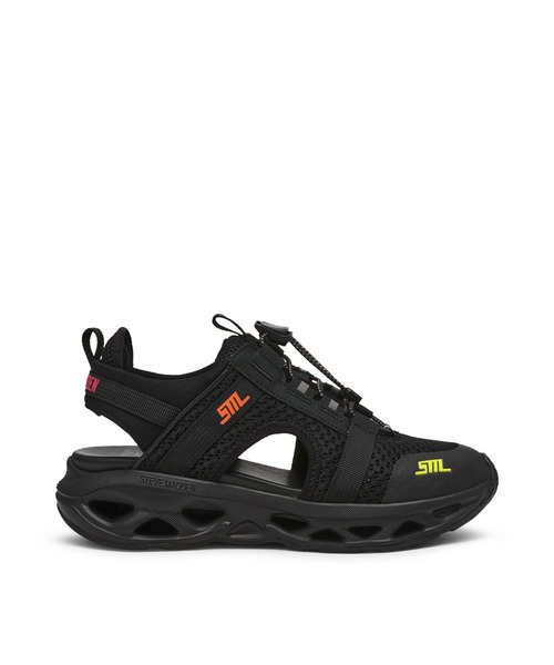 STEVE MADDEN(スティーブマデン)の「デザインソールスポーツサンダル/S.MADDEN SURGE 7-VS(サンダル・レディース・ブラック/ベージュ×ブラック・23.0cm/23.5cm/24.0cm/23.5-24/24.5cm/22.5cm)」の8枚目の写真
