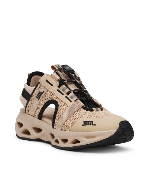 STEVE MADDEN(スティーブマデン)の「デザインソールスポーツサンダル/S.MADDEN SURGE 7-VS(サンダル・レディース・ブラック/ベージュ×ブラック・23.0cm/23.5cm/24.0cm/23.5-24/24.5cm/22.5cm)」の11枚目の写真