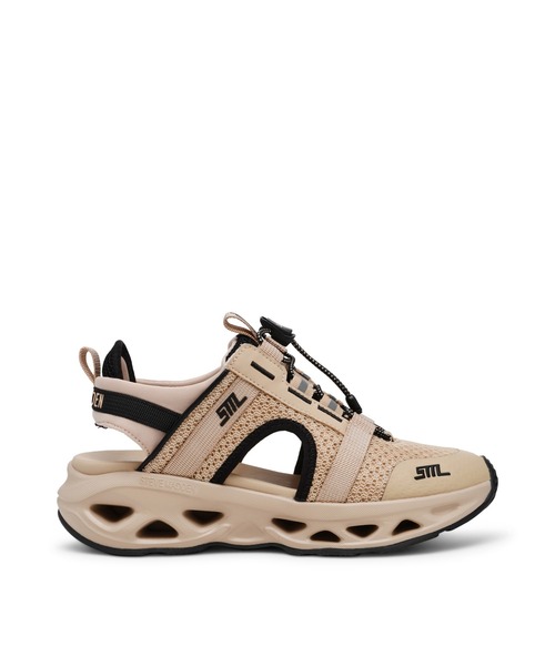 STEVE MADDEN(スティーブマデン)の「デザインソールスポーツサンダル/S.MADDEN SURGE 7-VS(サンダル・レディース・ブラック/ベージュ×ブラック・23.0cm/23.5cm/24.0cm/23.5-24/24.5cm/22.5cm)」の12枚目の写真