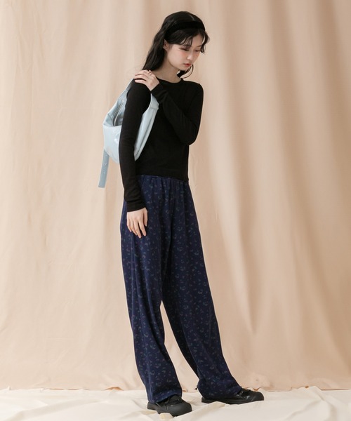 シアーコンパクトロングカットソー / 秋服 冬服 春服 長袖 ロンT