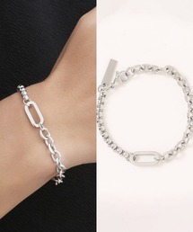 L LABEL（エルラベル）の「ケーブル×ベネチアンチェーン切替ブレスレット（ブレスレット）」