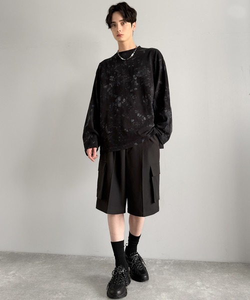 Classical Origin(クラシカルオリジン)の「【Classical Origin】「整う、ラフ感。」カーゴポケット ルーズシルエット ハーフスラックス/Cargo Pocket Loose Silhouette Half Slacks(その他パンツ・メンズ・チャコールグレー/ブラック・SMALL/MEDIUM/LARGE)」の5枚目の写真