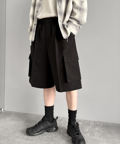 Classical Origin(クラシカルオリジン)の「【Classical Origin】「整う、ラフ感。」カーゴポケット ルーズシルエット ハーフスラックス/Cargo Pocket Loose Silhouette Half Slacks(その他パンツ・メンズ・チャコールグレー/ブラック・SMALL/MEDIUM/LARGE)」の9枚目の写真