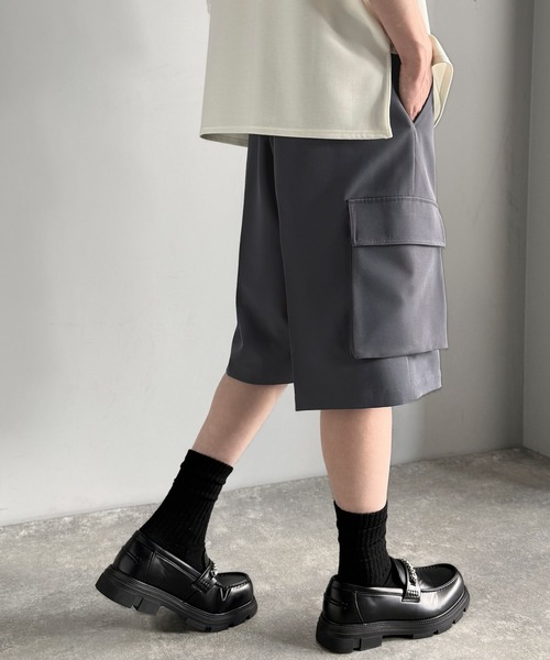 Classical Origin(クラシカルオリジン)の「【Classical Origin】「整う、ラフ感。」カーゴポケット ルーズシルエット ハーフスラックス/Cargo Pocket Loose Silhouette Half Slacks(その他パンツ・メンズ・チャコールグレー/ブラック・SMALL/MEDIUM/LARGE)」の17枚目の写真