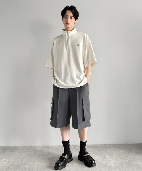 Classical Origin(クラシカルオリジン)の「【Classical Origin】「整う、ラフ感。」カーゴポケット ルーズシルエット ハーフスラックス/Cargo Pocket Loose Silhouette Half Slacks(その他パンツ・メンズ・チャコールグレー/ブラック・SMALL/MEDIUM/LARGE)」の18枚目の写真