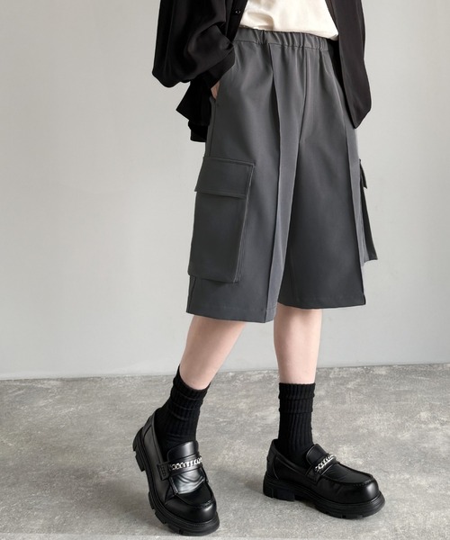 Classical Origin(クラシカルオリジン)の「【Classical Origin】「整う、ラフ感。」カーゴポケット ルーズシルエット ハーフスラックス/Cargo Pocket Loose Silhouette Half Slacks(その他パンツ・メンズ・チャコールグレー/ブラック・SMALL/MEDIUM/LARGE)」の22枚目の写真