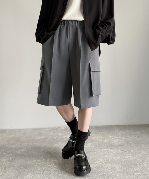 Classical Origin(クラシカルオリジン)の「【Classical Origin】「整う、ラフ感。」カーゴポケット ルーズシルエット ハーフスラックス/Cargo Pocket Loose Silhouette Half Slacks(その他パンツ・メンズ・チャコールグレー/ブラック・SMALL/MEDIUM/LARGE)」の19枚目の写真