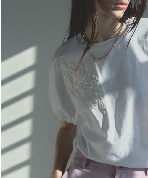 Muel Chic(ミュエルシック)の「Marine CS マリーヌカットソー(Tシャツ/カットソー・レディース・ホワイト/ブラック/ホワイト×ブラック・FREE)」の7枚目の写真