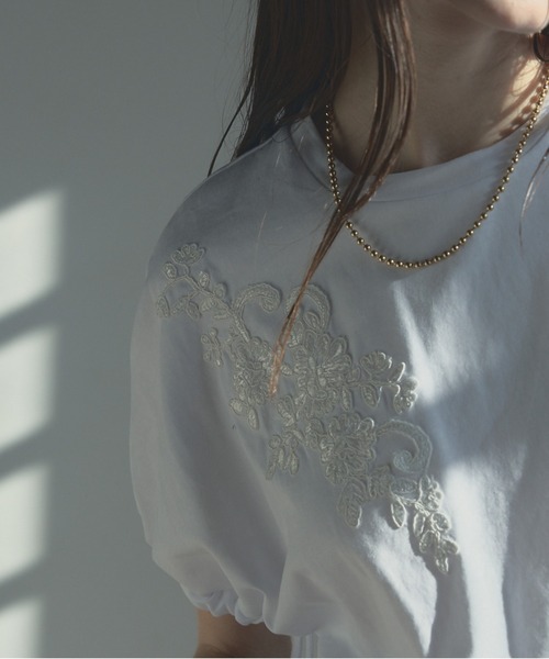 Muel Chic(ミュエルシック)の「Marine CS マリーヌカットソー(Tシャツ/カットソー・レディース・ホワイト/ブラック/ホワイト×ブラック・FREE)」の5枚目の写真