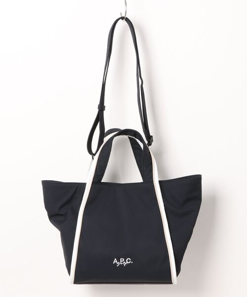 A.P.C. GOLF（アー・ペー・セー ゴルフ）の「Clement Cart Bag（ボストンバッグ・レディース・ホワイト/ネイビー・ONESIZE）」の3枚目の写真