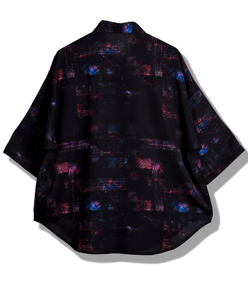 NO ID.(ノーアイディ)の「【NO ID.】Half Sleeve Layered Big Shirt / ハーフ スリーブ レイヤード ビッグ シャツ(シャツ/ブラウス・メンズ・ホワイト/ブラック/チェック・ONE SIZE)」の21枚目の写真