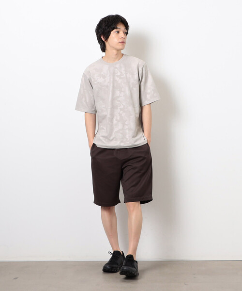 COMME CA ISM(コムサイズム)の「エンボスプリント Tシャツ(Tシャツ/カットソー・メンズ・ブラック/グレー・MEDIUM/LARGE)」の3枚目の写真