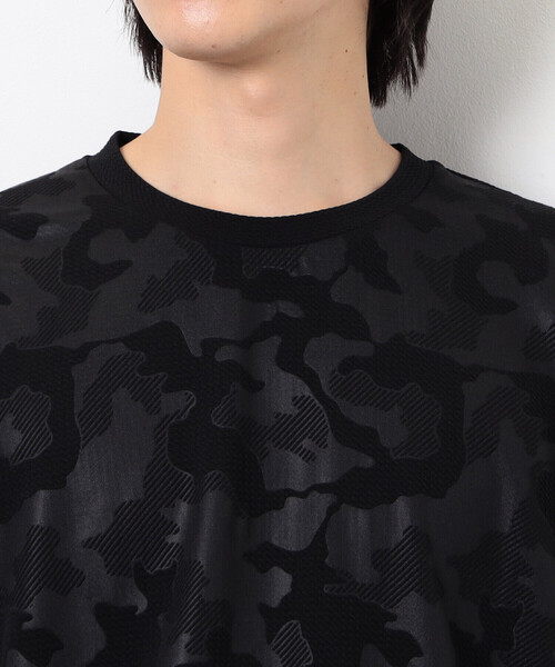 COMME CA ISM(コムサイズム)の「エンボスプリント Tシャツ(Tシャツ/カットソー・メンズ・ブラック/グレー・MEDIUM/LARGE)」の13枚目の写真