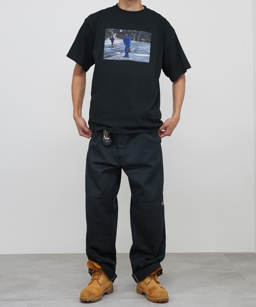BASIS(ベイシス)の「SANDER LAND 8.2ozオーガニックコットン BLUE STREET 半袖Tシャツ(Tシャツ/カットソー・メンズ・ホワイト/ブラック・X-LARGE/MEDIUM/LARGE)」の6枚目の写真