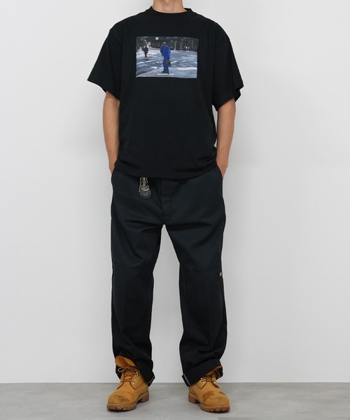 BASIS(ベイシス)の「SANDER LAND 8.2ozオーガニックコットン BLUE STREET 半袖Tシャツ(Tシャツ/カットソー・メンズ・ホワイト/ブラック・X-LARGE/MEDIUM/LARGE)」の10枚目の写真
