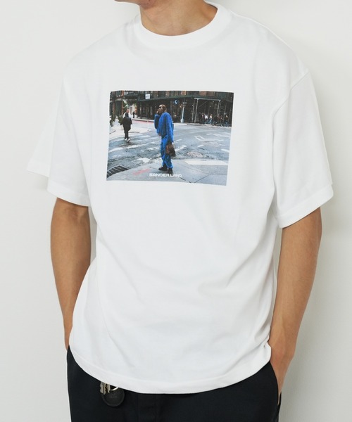 BASIS(ベイシス)の「SANDER LAND 8.2ozオーガニックコットン BLUE STREET 半袖Tシャツ(Tシャツ/カットソー・メンズ・ホワイト/ブラック・X-LARGE/MEDIUM/LARGE)」の18枚目の写真
